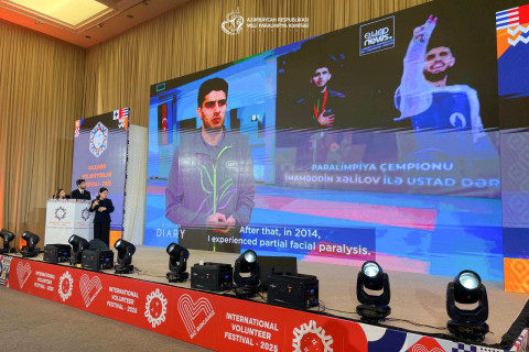 Azərbaycanın paralimpiya çempionu Özbəkistanda keçirilən festivalda iştirak edib - FOTO