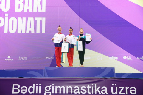 Zərif gimnastların Bakı birinciliyi başa çatdı - FOTO