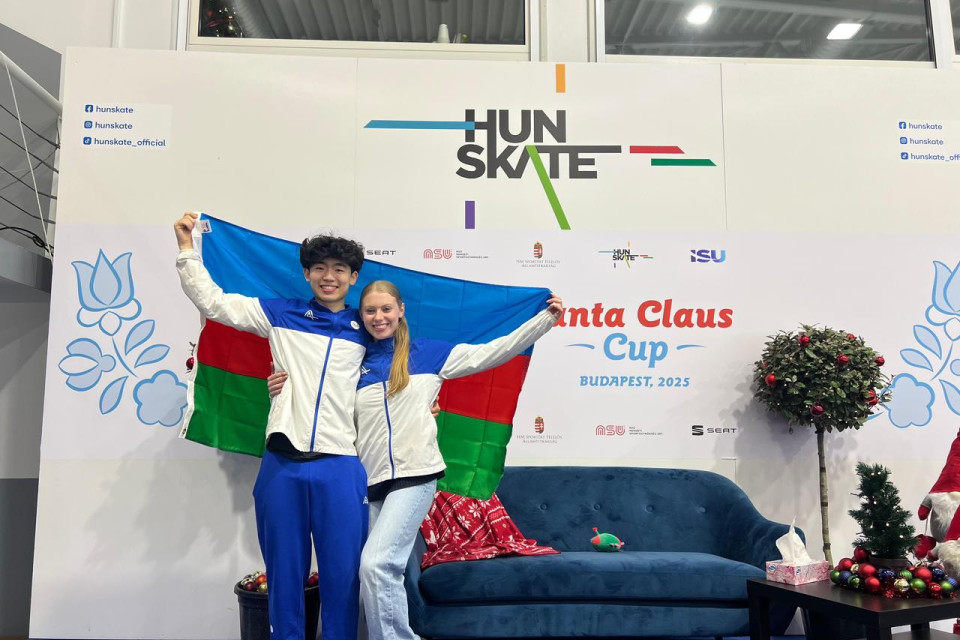 Azərbaycanın buzüstü rəqsçiləri dünya çempionatına vəsiqə qazandı - FOTO/VİDEO