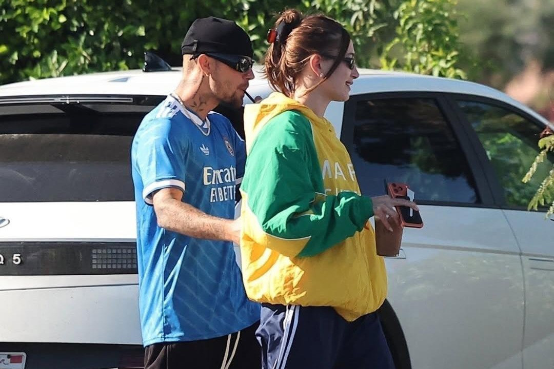 Justin Bieber spotted wearing Real Madrid shirt
