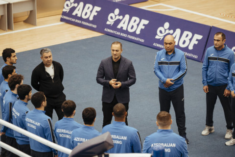 Руководство Федерации бокса Азербайджана встретилось с национальной сборной перед чемпионатом мира – ФОТО