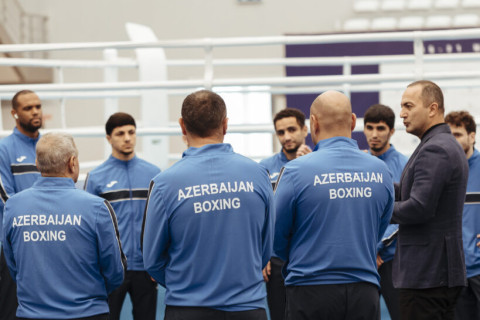 Руководство Федерации бокса Азербайджана встретилось с национальной сборной перед чемпионатом мира – ФОТО