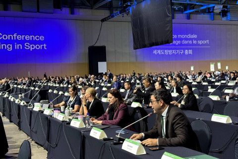 Fərid Qayıbov Dünya Antidopinq Konfransında iştirak edib - FOTO