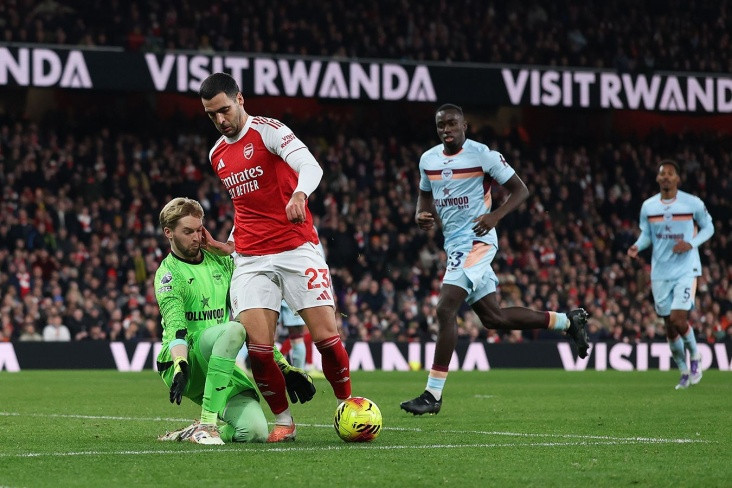 “Arsenal” Premyer Liqanın 14-cü turunda “Brentford”u məğlub edib - VİDEO