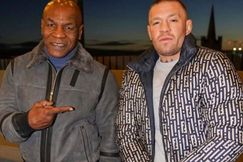 Макгрегор встретился с Майком Тайсоном: бойцов объединяют 63 нокаута