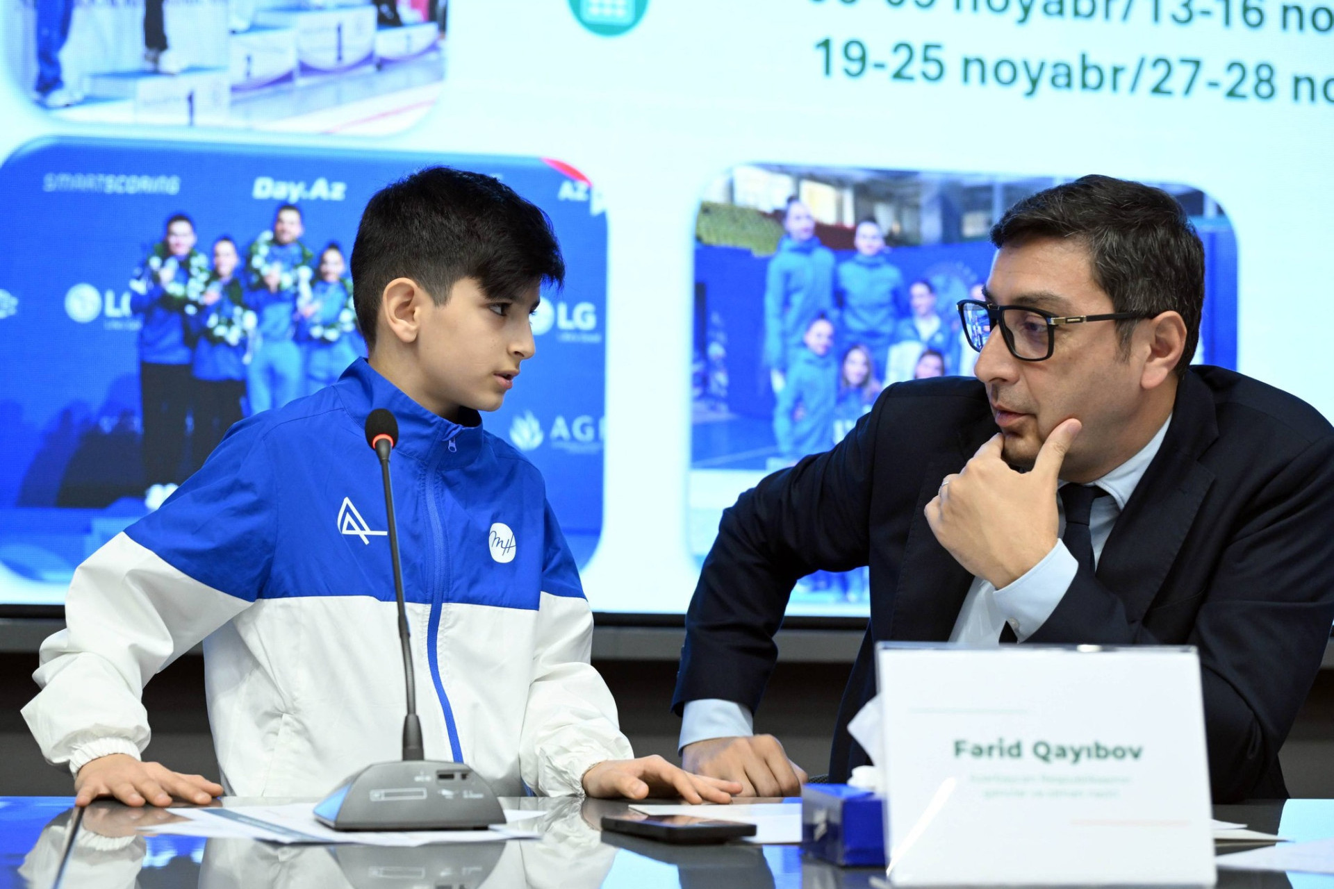 Фарид Гаибов встретился со спортсменами, добившимися успехов на международной арене - ФОТО