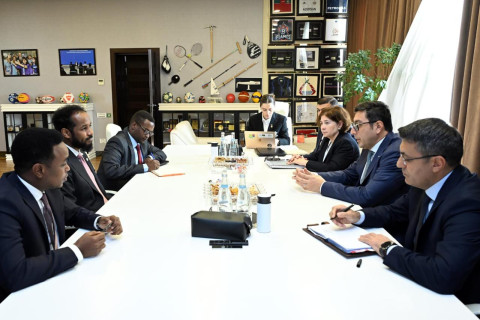 Azerbaijan’s Youth and Sports Minister meets Somali counterpart in Baku - UPDATED + PHOTO