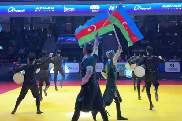 Qadınlar və kişilər arasında cüdo üzrə Azərbaycan çempionatının açılış mərasimi olub - VİDEO