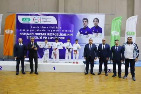 В Нахчыване прошел республиканский чемпионат по каратэ - ФОТО