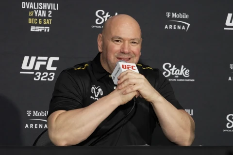 UFC prezidenti Dvalişvilinin döyüşdən sonrakı sifətini paylaşdı – FOTO
