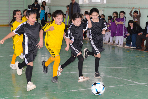 Lənkəranda “Məktəbli Qızlar” turnirinə start verilib - FOTO