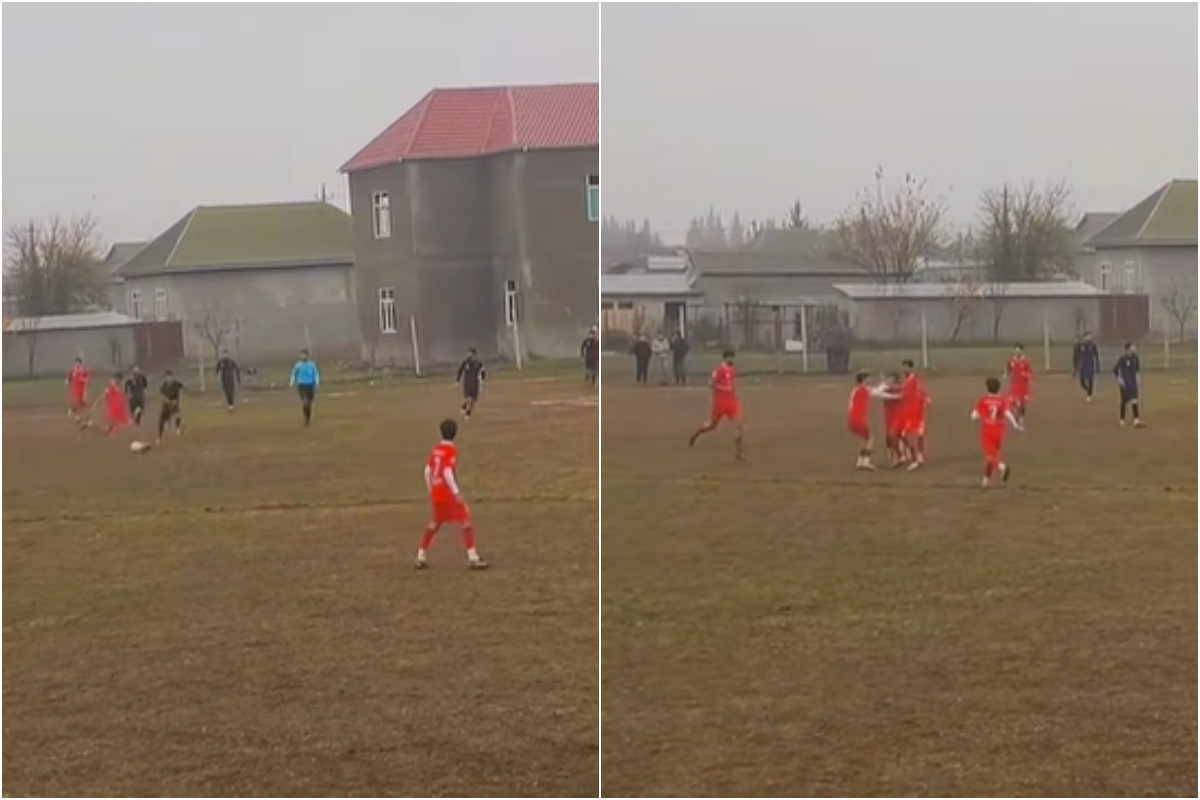 Region Liqasında təxminən 30 metrdən möhtəşəm qol vurulub – VİDEO