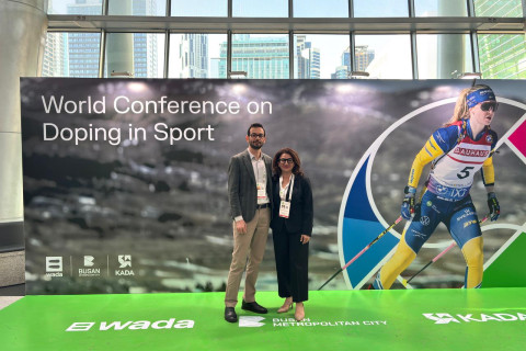 AMADA-nın rəsmisi dünya konfransında Azərbaycanın təmiz idman sahəsində əldə etdiyi nailiyyətlərdən söz açıb - FOTO