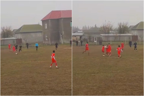 Region Liqasında təxminən 30 metrdən möhtəşəm qol vurulub – VİDEO