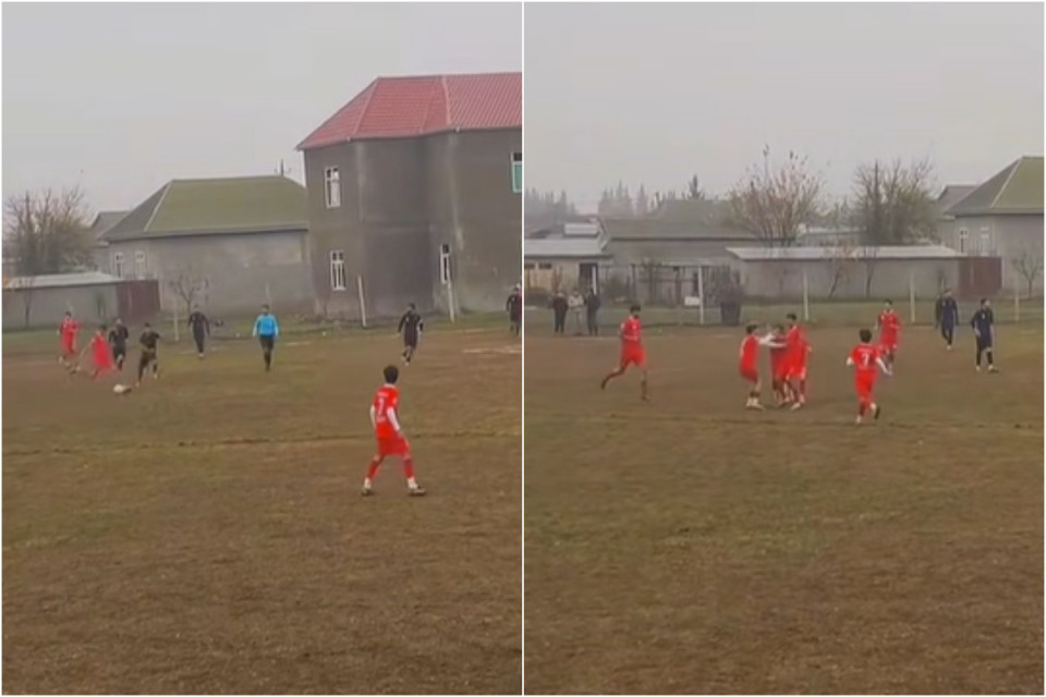 Region Liqasında təxminən 30 metrdən möhtəşəm qol vurulub – VİDEO