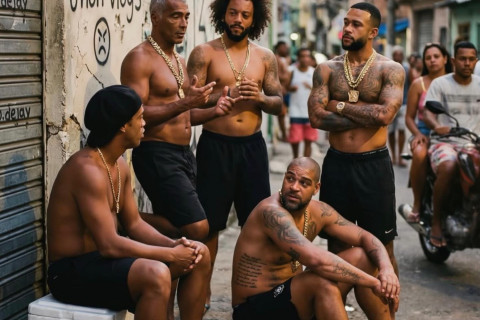 Romario süni intellektlə şəkil hazırlayıb Braziliya millisinin üzvlərini təhdid etdi - FOTO