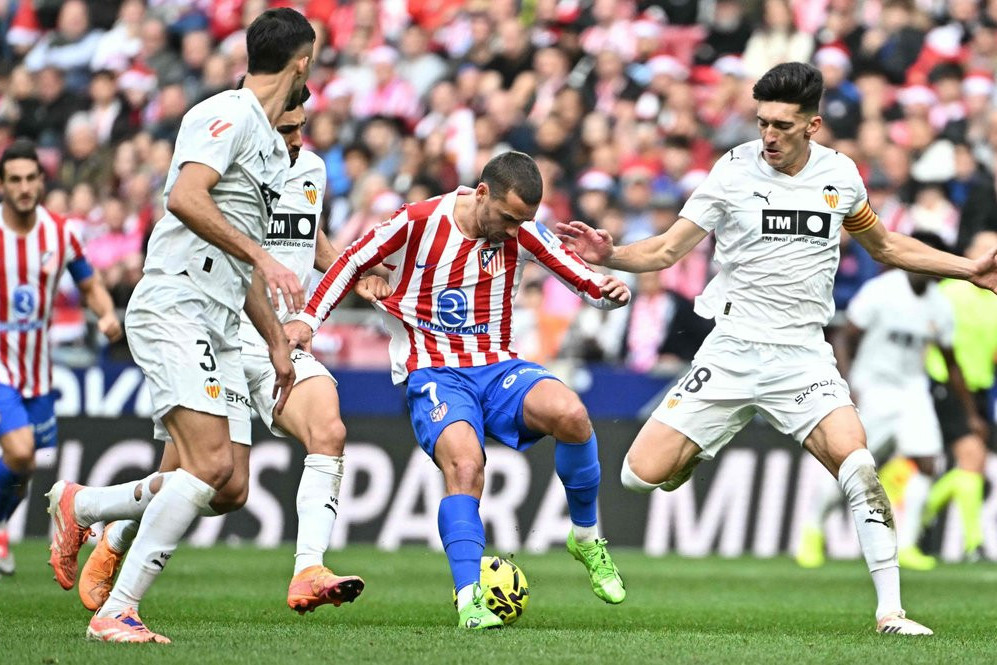 Гол Гризманна принес "Атлетико" победу над "Валенсией" - ВИДЕО