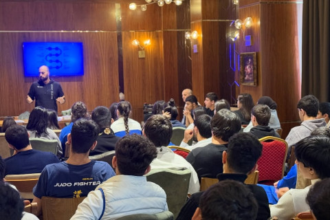 Дзюдоистам из регионов Азербайджана рассказали о вреде допинга - ФОТО