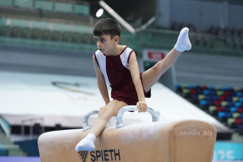 Bakıda keçirilən gimnastika yarışından İDMAN.BİZ-in FOTOREPORTAJI