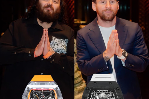 Месси получил в Индии редкие часы - ФОТО