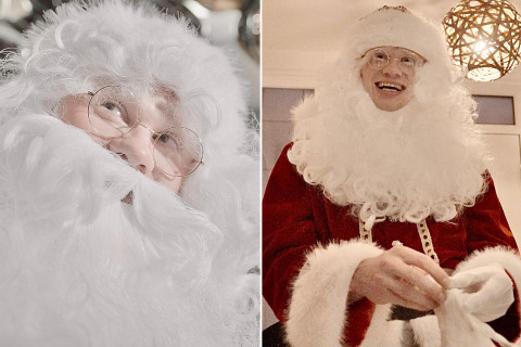 Holand Santa Klaus oldu və uşaqları sevindirdi - VİDEO