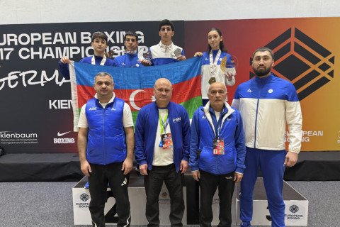Azərbaycanın iki boksçusu Avropa çempionu olub, ikisi gümüş medal qazanıb - FOTO