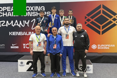 Azərbaycanın iki boksçusu Avropa çempionu olub, ikisi gümüş medal qazanıb - FOTO