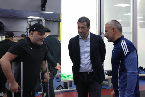 İnternat tipli xüsusi ümumtəhsil məktəbinin şagirdləri “Qarabağ”ın qonağı olublar - FOTO