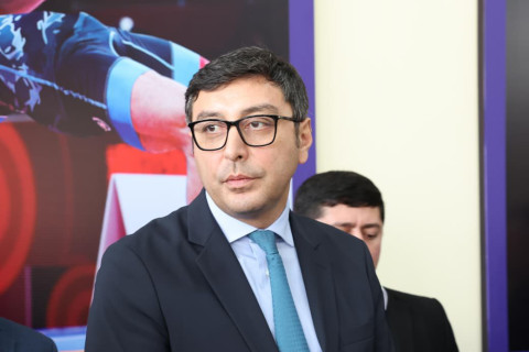 Zabrat qəsəbəsində yunan-Roma güləşi zalı istifadəyə verilib - FOTO