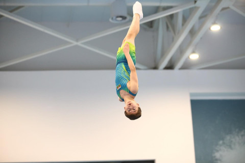 Bakıda batut gimnastikası və tamblinq üzrə ilin son yarışı uğurla yekunlaşıb - FOTO