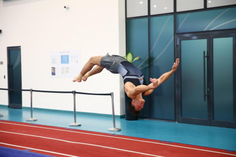Bakıda batut gimnastikası və tamblinq üzrə ilin son yarışı uğurla yekunlaşıb - FOTO