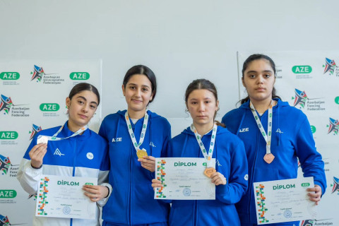 Определились первые призеры чемпионата Азербайджана по фехтованию - ФОТО