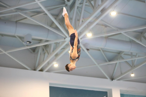 Bakıda batut gimnastikası və tamblinq üzrə ilin son yarışı uğurla yekunlaşıb - FOTO