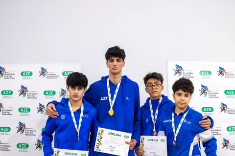 Определились первые призеры чемпионата Азербайджана по фехтованию - ФОТО