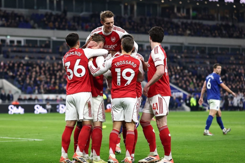 İngiltərə Premyer Liqası: Lider “Arsenal” “Everton”u çətinliklə məğlub edə bilib