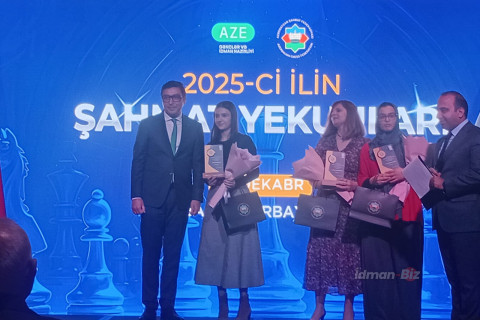 Азербайджанские шахматисты награждены за успехи на международной арене - ВИДЕО