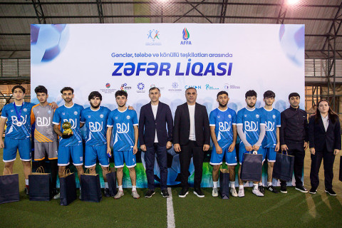 UEFA-nın “HatTrick” proqramı çərçivəsində “Zəfər” Liqasının qalibi müəyyənləşdi - FOTO
