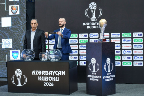 Прошла жеребьевка стадии плей-офф Кубка Азербайджана по баскетболу