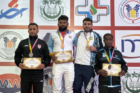 Сборная Азербайджана по зорхане и пехлеванской борьбе успешно выступила на Кубке мира - ФОТО