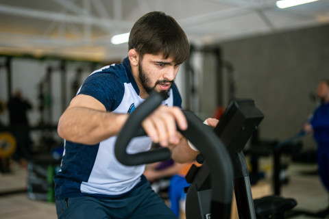 Cüdo üzrə kişi yığması Şamaxıda hazırlıqlarını davam etdirir - FOTO