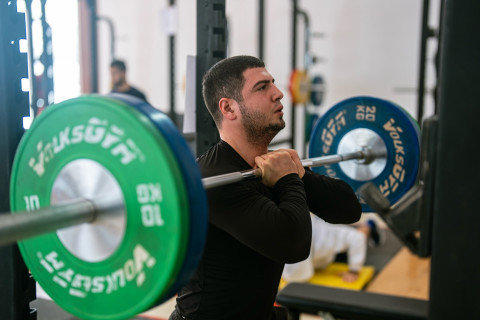 Cüdo üzrə kişi yığması Şamaxıda hazırlıqlarını davam etdirir - FOTO