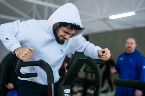 Cüdo üzrə kişi yığması Şamaxıda hazırlıqlarını davam etdirir - FOTO