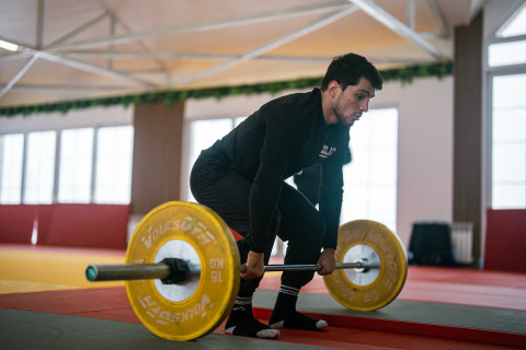 Cüdo üzrə kişi yığması Şamaxıda hazırlıqlarını davam etdirir - FOTO