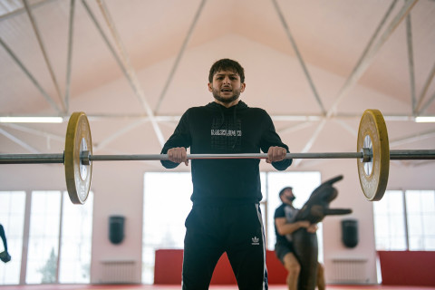 Cüdo üzrə kişi yığması Şamaxıda hazırlıqlarını davam etdirir - FOTO