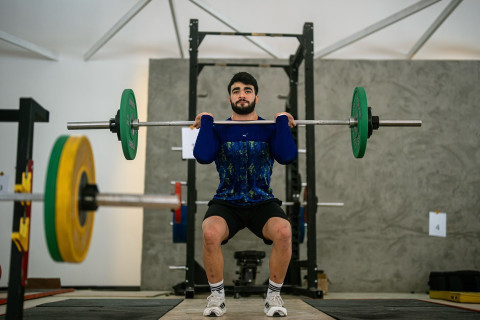 Cüdo üzrə kişi yığması Şamaxıda hazırlıqlarını davam etdirir - FOTO