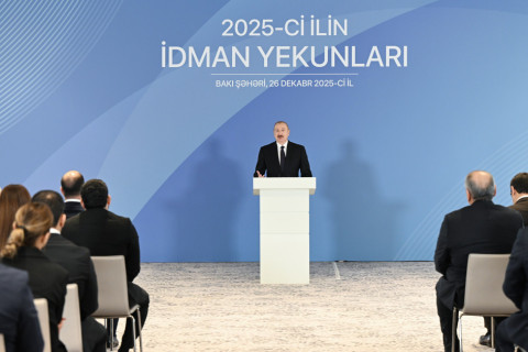 President Ilham Aliyev attended ceremony dedicated to 2025 sports results