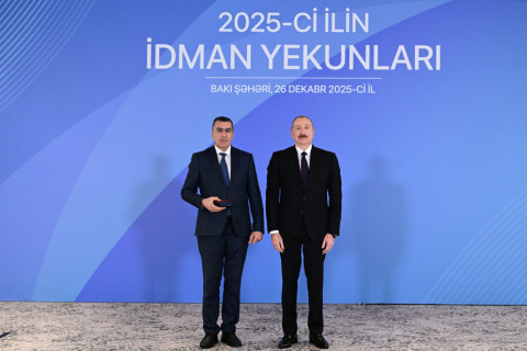 President Ilham Aliyev attended ceremony dedicated to 2025 sports results