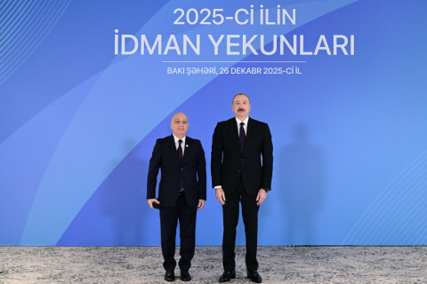 President Ilham Aliyev attended ceremony dedicated to 2025 sports results
