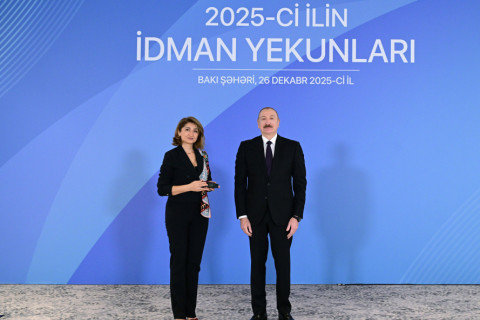 President Ilham Aliyev attended ceremony dedicated to 2025 sports results
