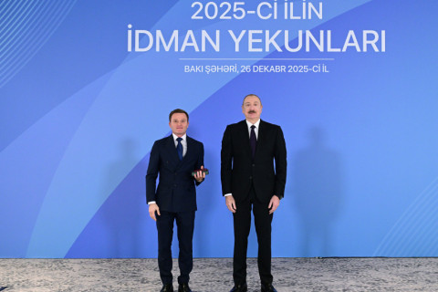 President Ilham Aliyev attended ceremony dedicated to 2025 sports results